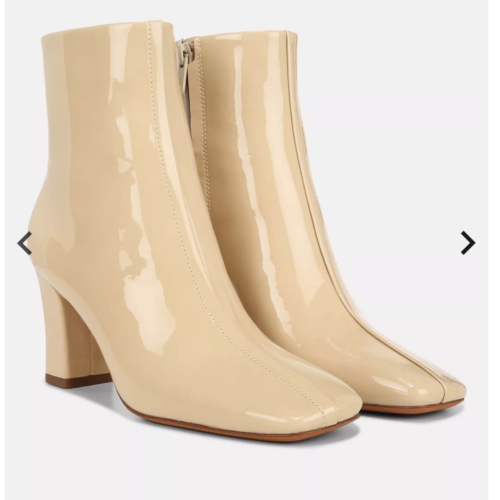 Vince Charli Patent Leather Ankle Boot - sz 37